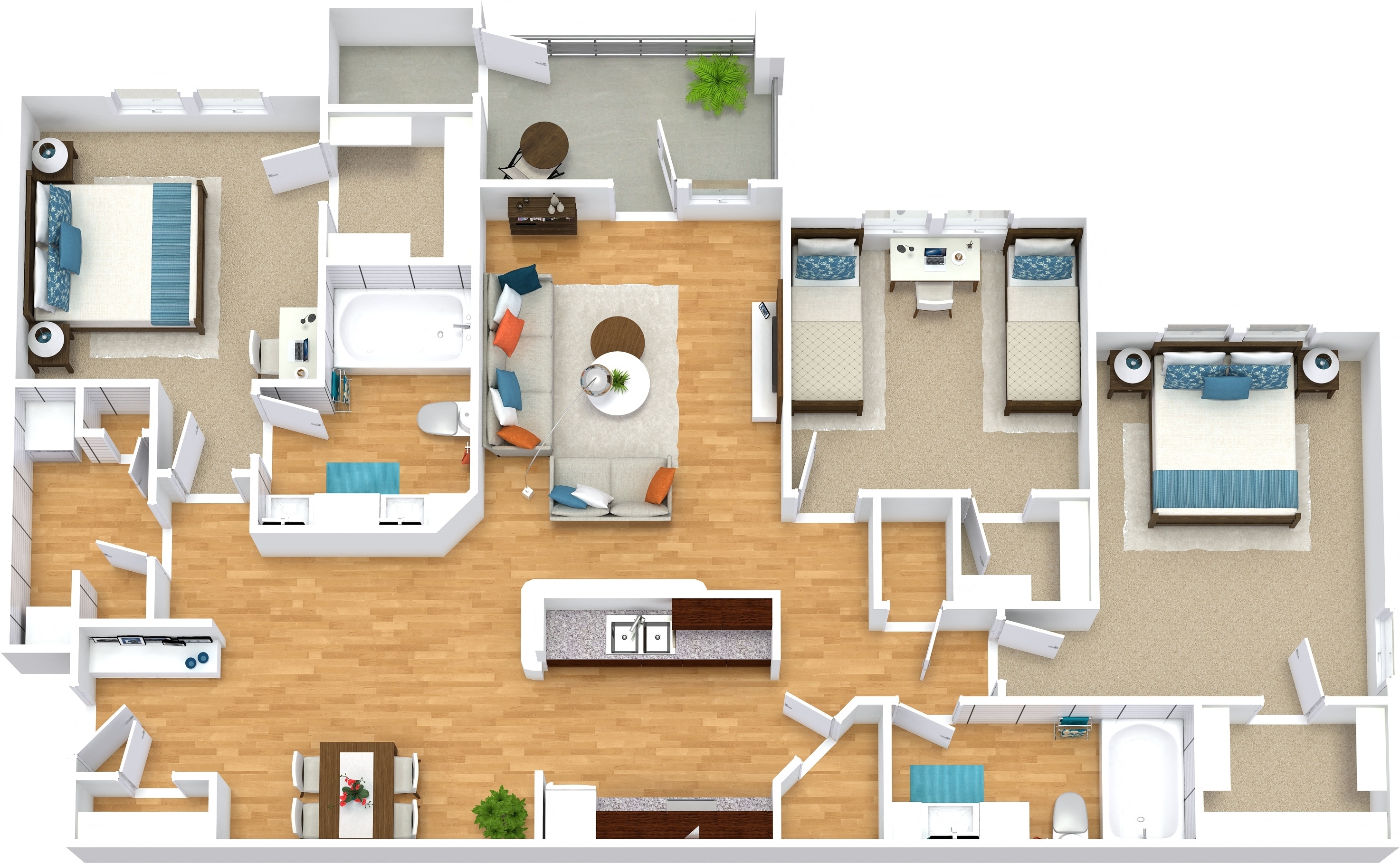 C floor plan